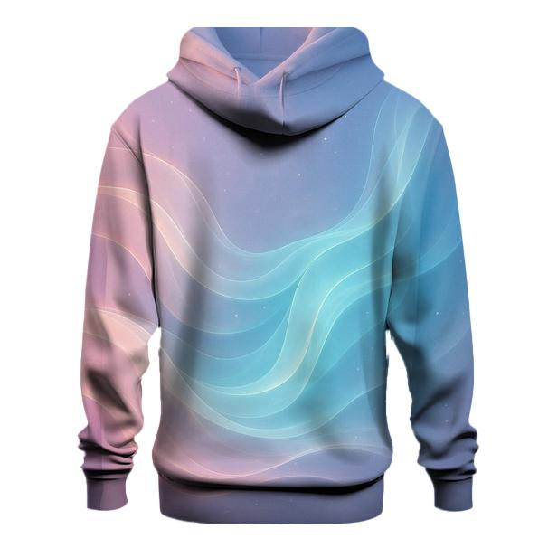 Aurora Wave Gradient lightweight hoodies