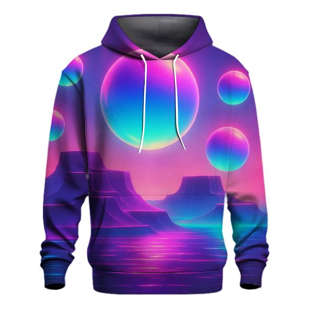 Vaporwave Horizon Bloom hoodie trends