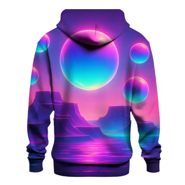Vaporwave Horizon Bloom hoodie trends