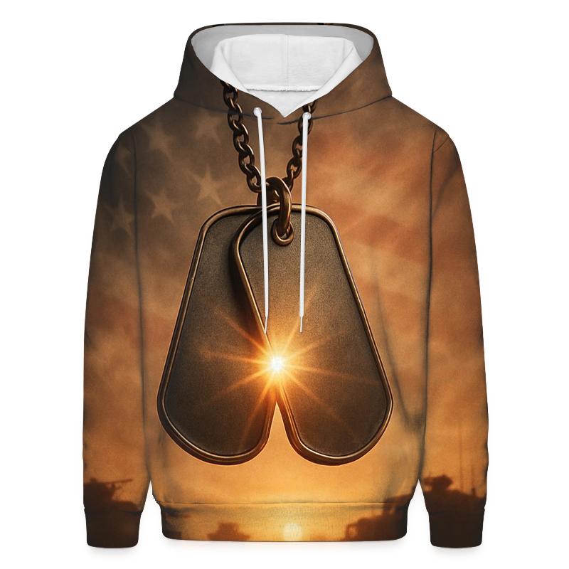 Dog Tag Sunburst zip-up hoodies