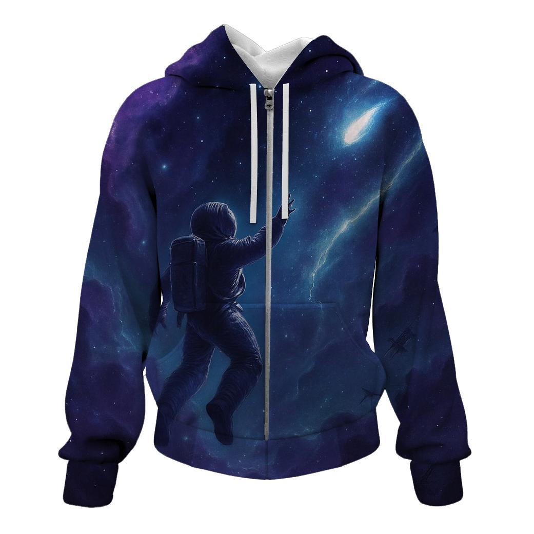 Nebula Drifter zip-up hoodies