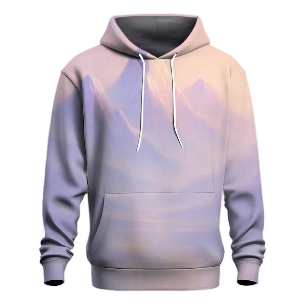Pastel Mist Mountains heavyweight hoodies