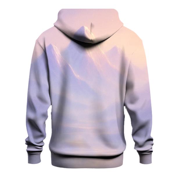 Pastel Mist Mountains heavyweight hoodies