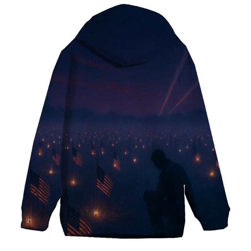 Quiet Field Of Stars printed hoodies