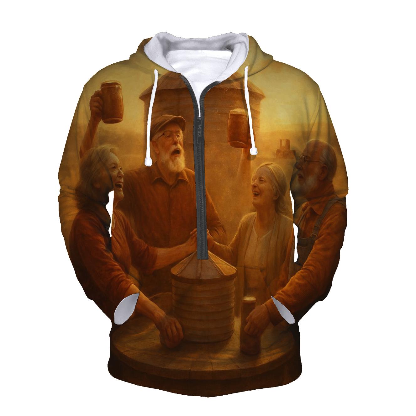 Grain Silo Harvest Choir graphic hoodies