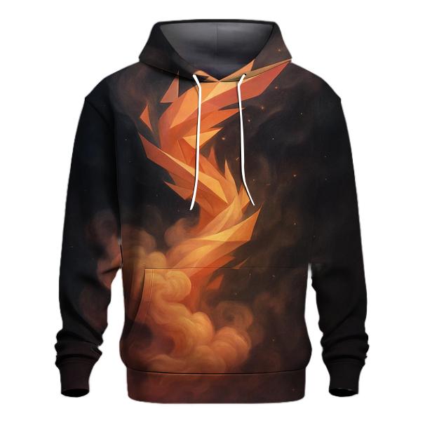 Chromatic Smoke Spiral lightweight hoodies