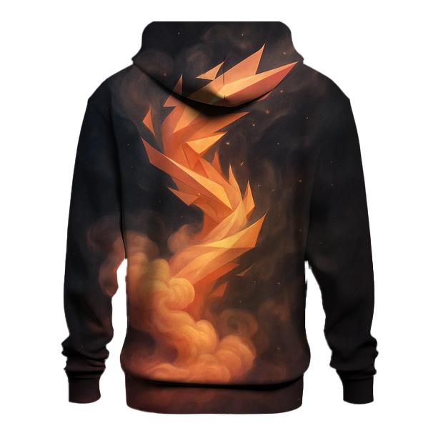 Chromatic Smoke Spiral lightweight hoodies