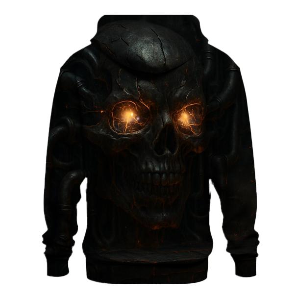 Biomech Skull Forge pullover hoodies
