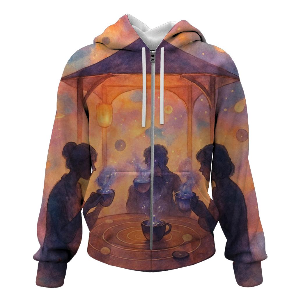 Celestial Tea House designer hoodies