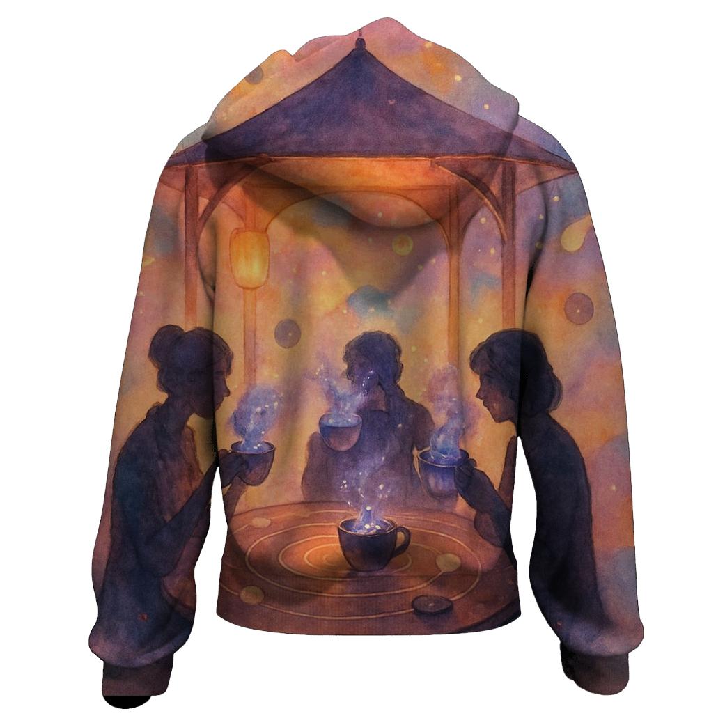 Celestial Tea House designer hoodies