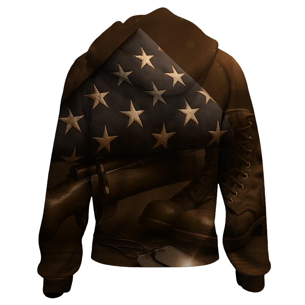 Folded Honor Stillness zip-up hoodies