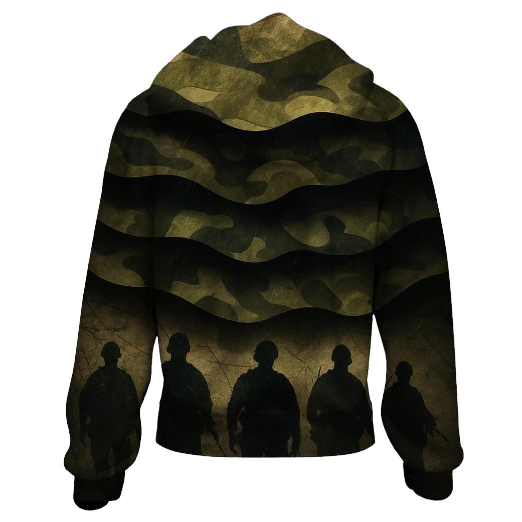 Camouflage Flag Convergence hoodie designs