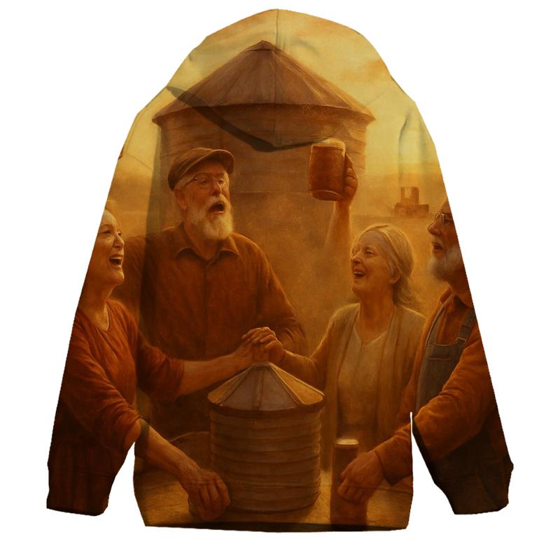 Grain Silo Harvest Choir lightweight hoodies