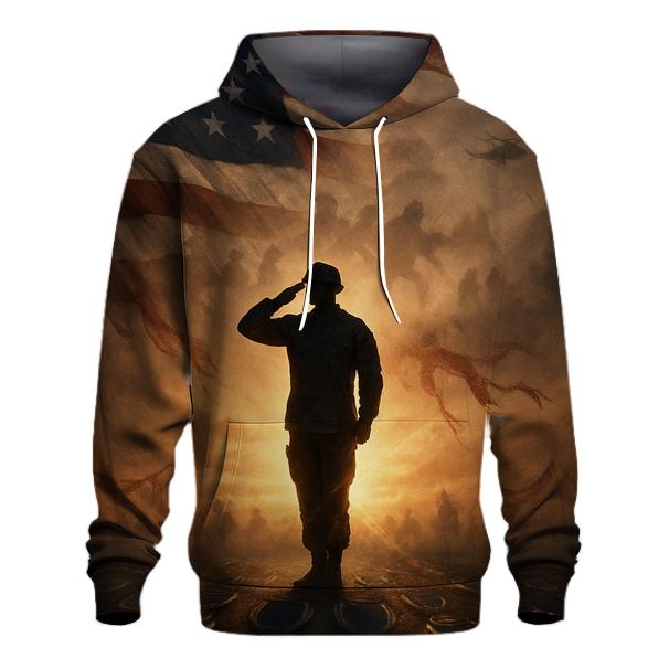 Dawn Sentinel Flag lightweight hoodies