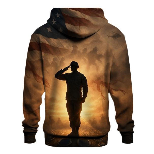 Dawn Sentinel Flag lightweight hoodies