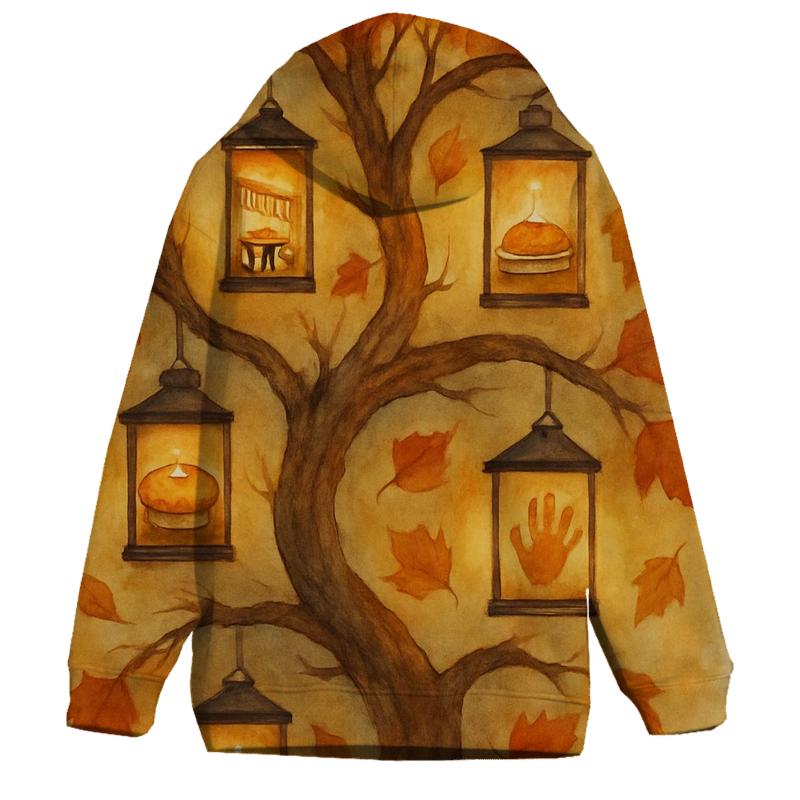 Maple Lantern Family Tree pullover hoodies