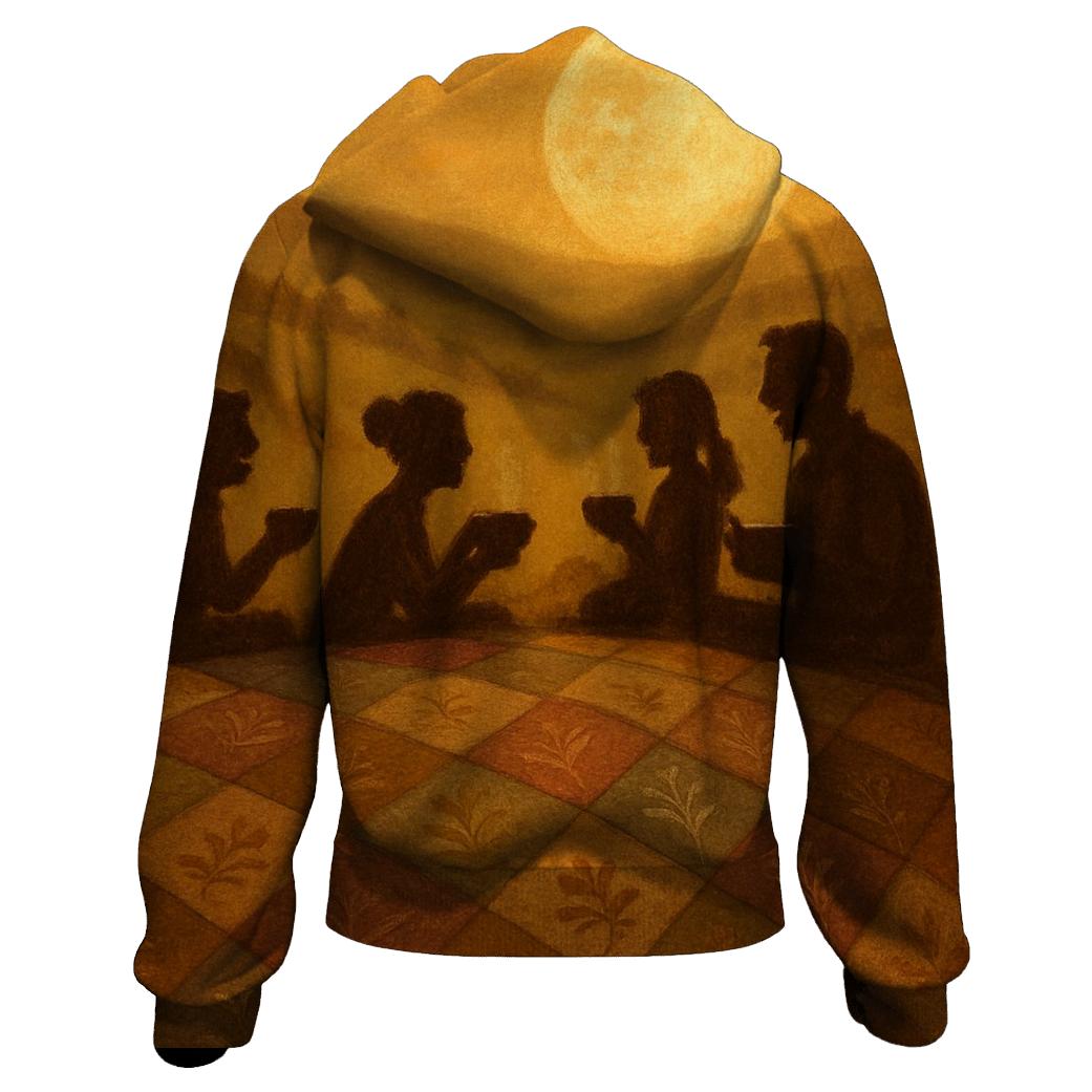 Thankful Quilt Sky printed hoodies