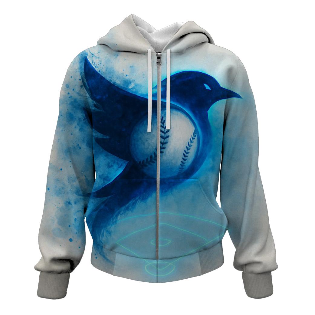 Diamond Wing Fusion Blue Jays premium hoodies
