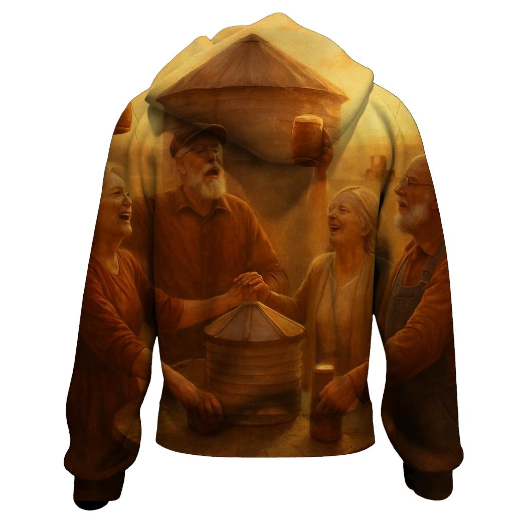 Grain Silo Harvest Choir graphic hoodies