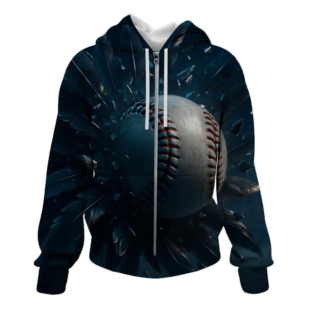 Midnight Feather Baseball Blue Jays lightweight hoodies