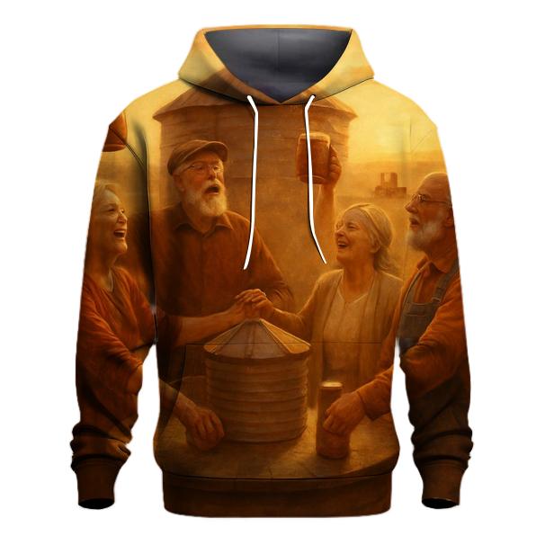 Grain Silo Harvest Choir graphic hoodies