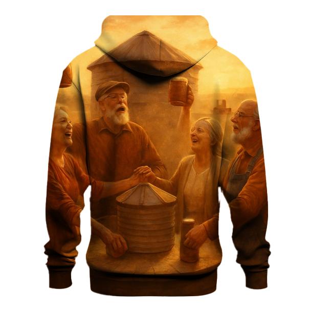 Grain Silo Harvest Choir graphic hoodies