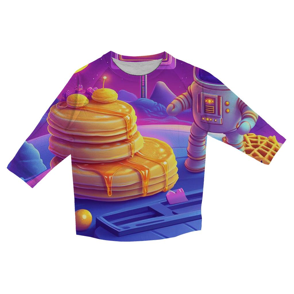 Cosmic Breakfast Patrol personalized 3/4 sleeve tees