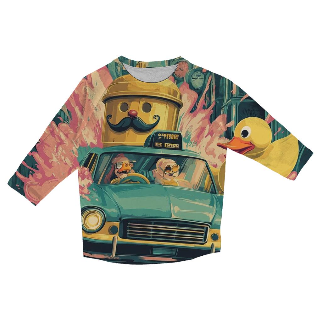 Teletoon Timewarp Taxi personalized 3/4 sleeve tees