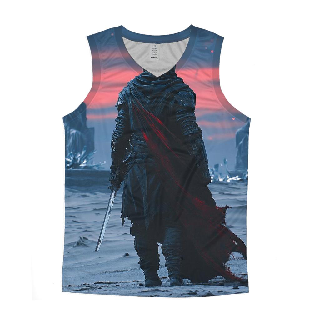 Christian Bale: Nocturnal Grief Of The God Butcher personalized athletic tanks
