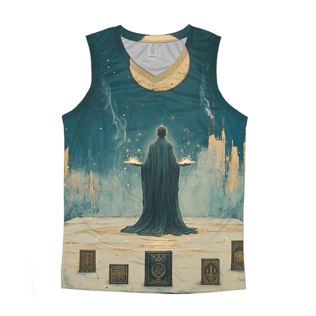 Tilda Swinton: Arcane Serenity Of The Ancient Sage cotton sleeveless tops