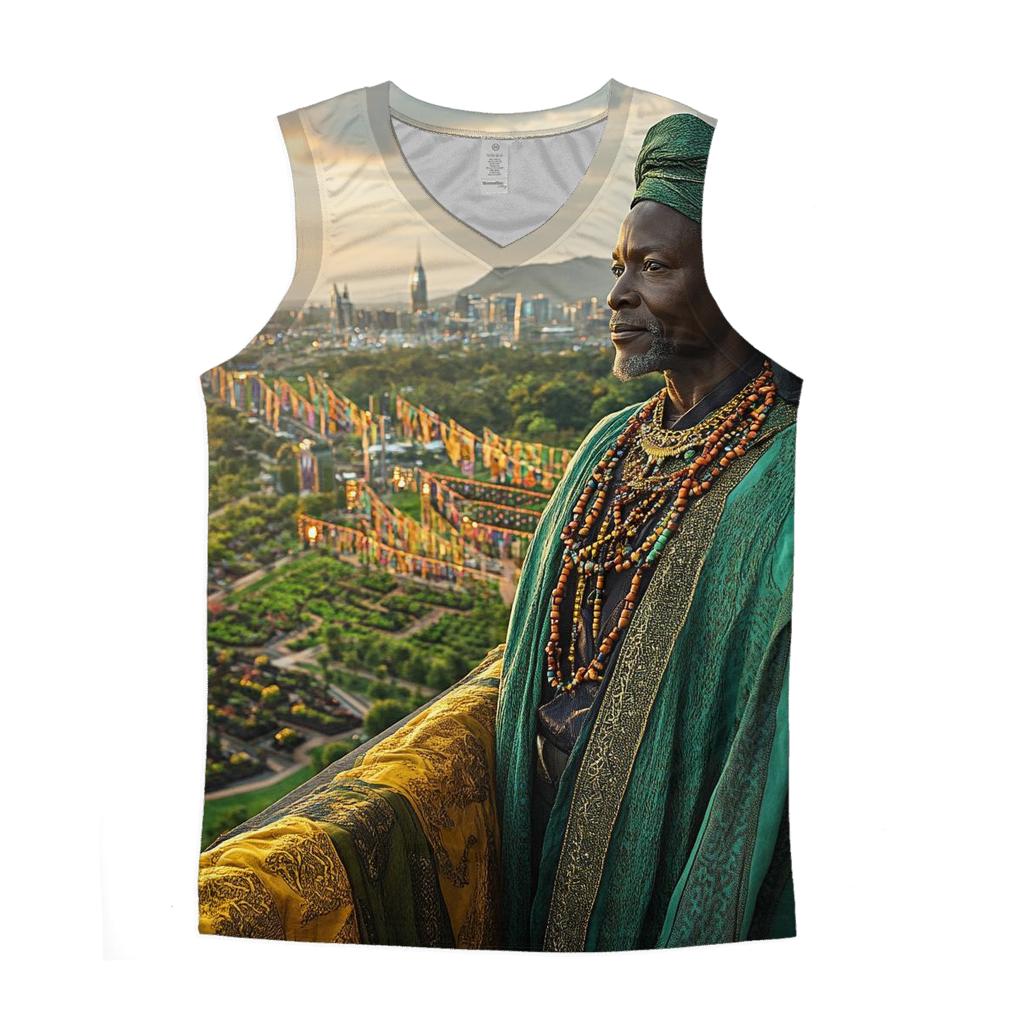 Forest Whitaker: Regal Sentinel Of Wakandan Dawn personalized athletic tanks