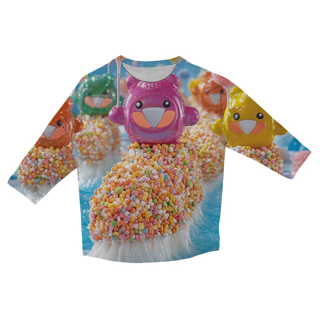 Cereal Mascot Parade casual three quarter sleeve shirts