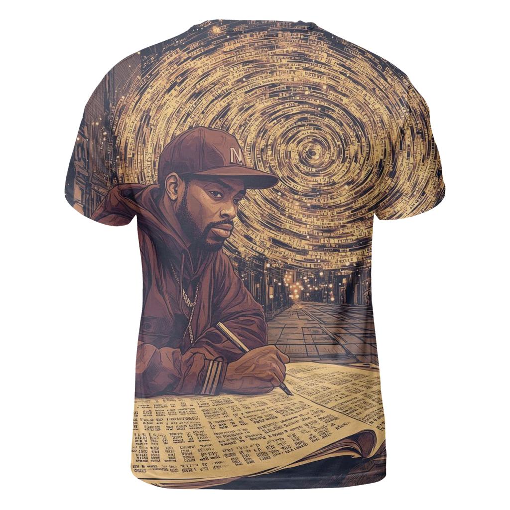 Concrete Poetry designer pattern shirts