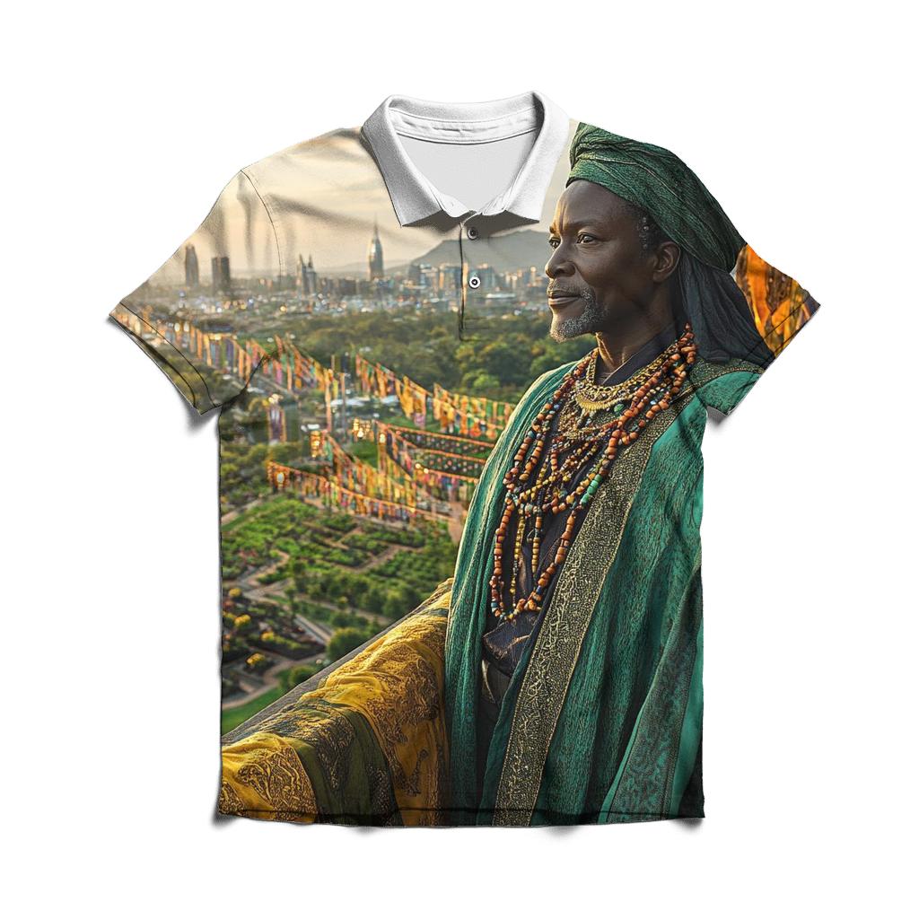 Forest Whitaker: Regal Sentinel Of Wakandan Dawn classic pique polos