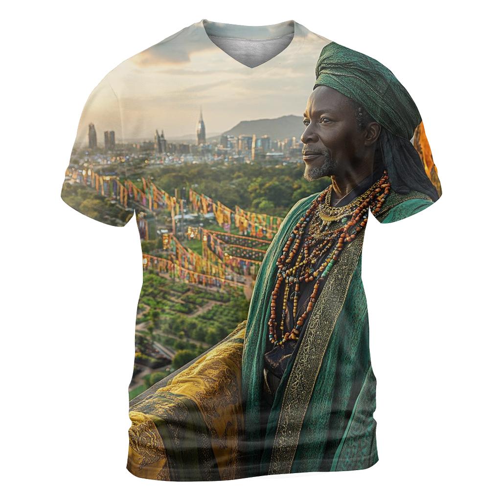 Forest Whitaker: Regal Sentinel Of Wakandan Dawn designer pattern shirts