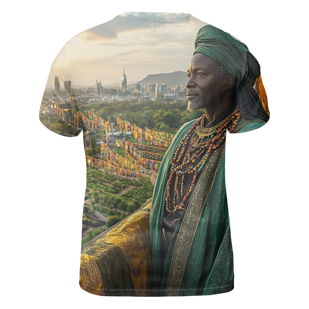 Forest Whitaker: Regal Sentinel Of Wakandan Dawn designer pattern shirts