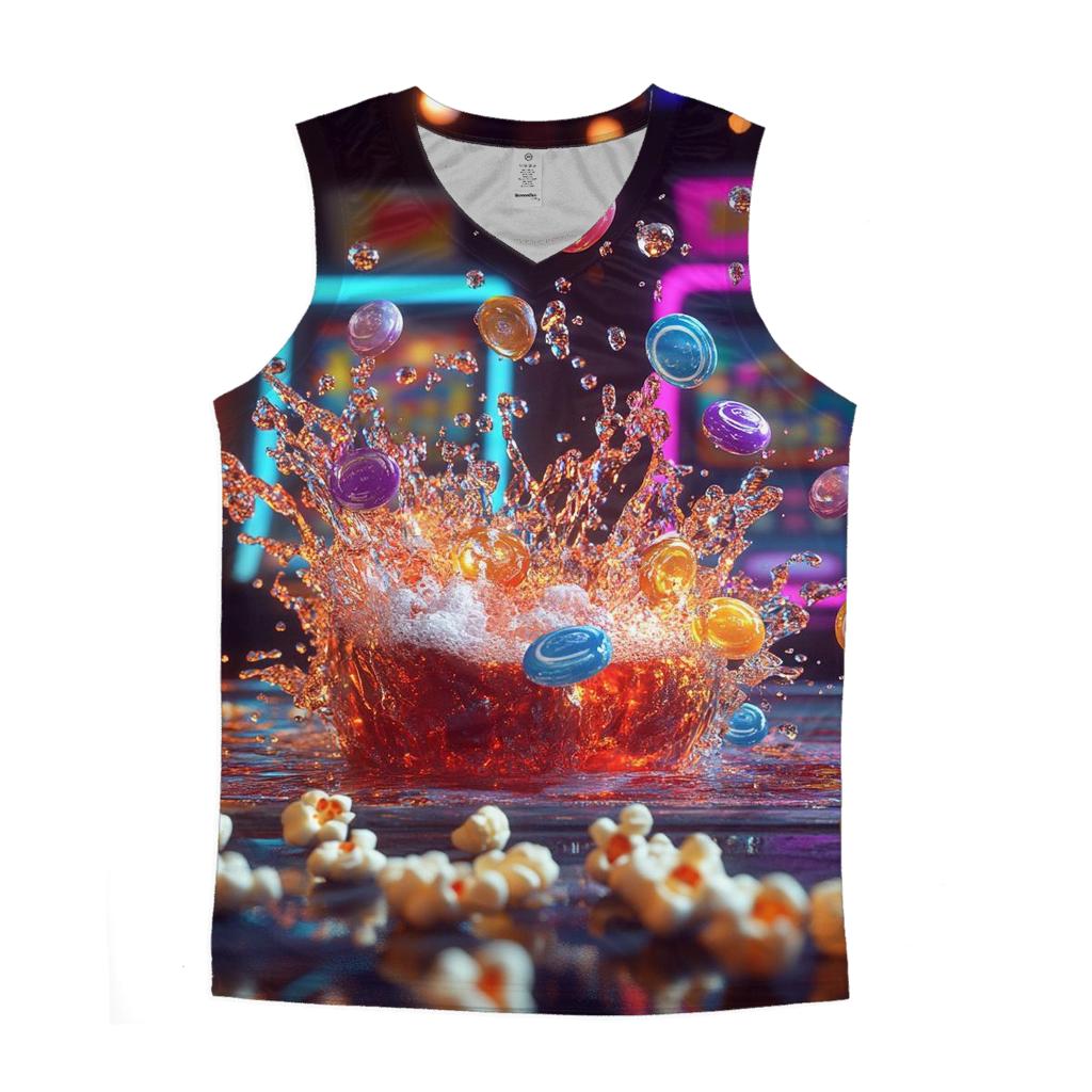 Soda Fountain Arcade designer workout tanks