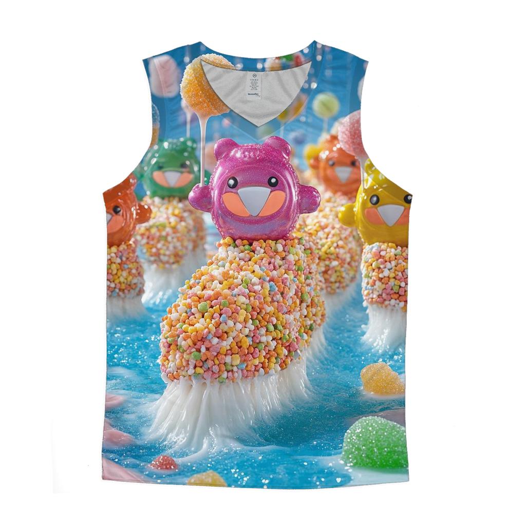 Cereal Mascot Parade casual summer tank tops