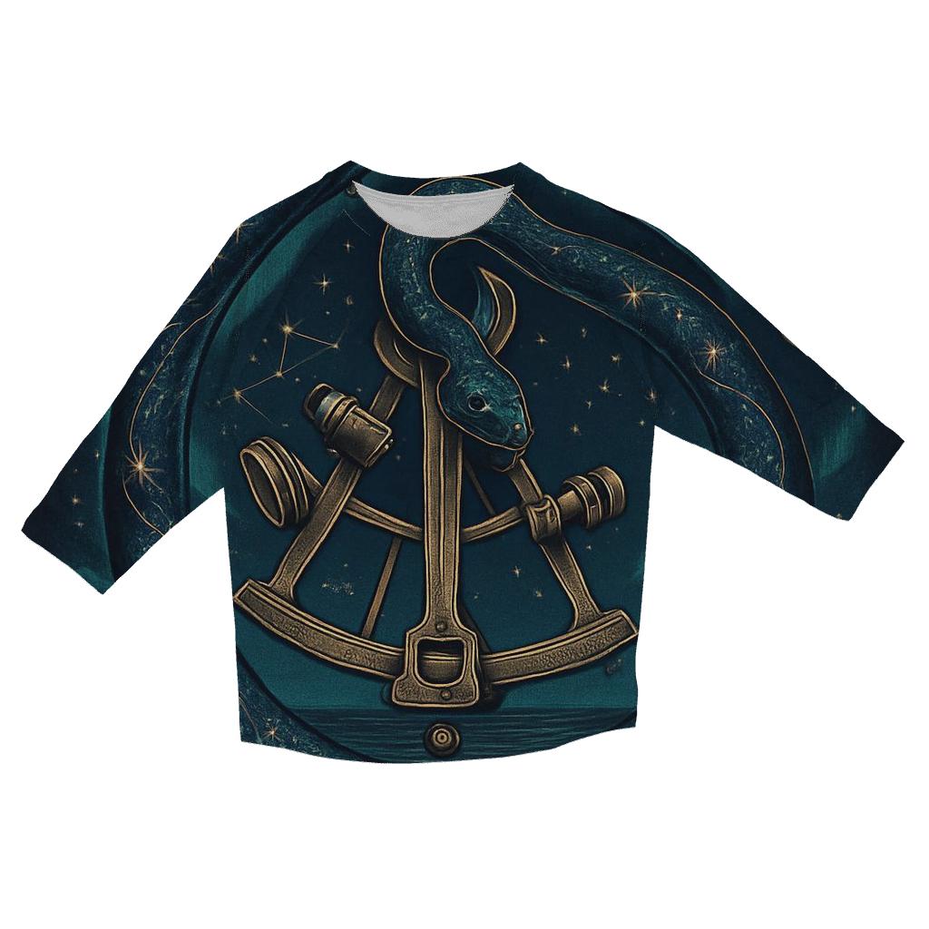 Celestial Ouroboros Navigator custom 3/4 sleeve shirts