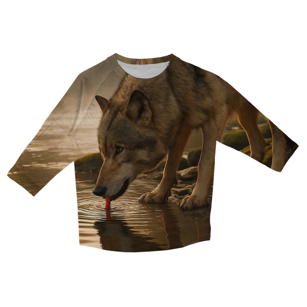 Riverbank Alpha At Dawn designer 3/4 sleeve blouses