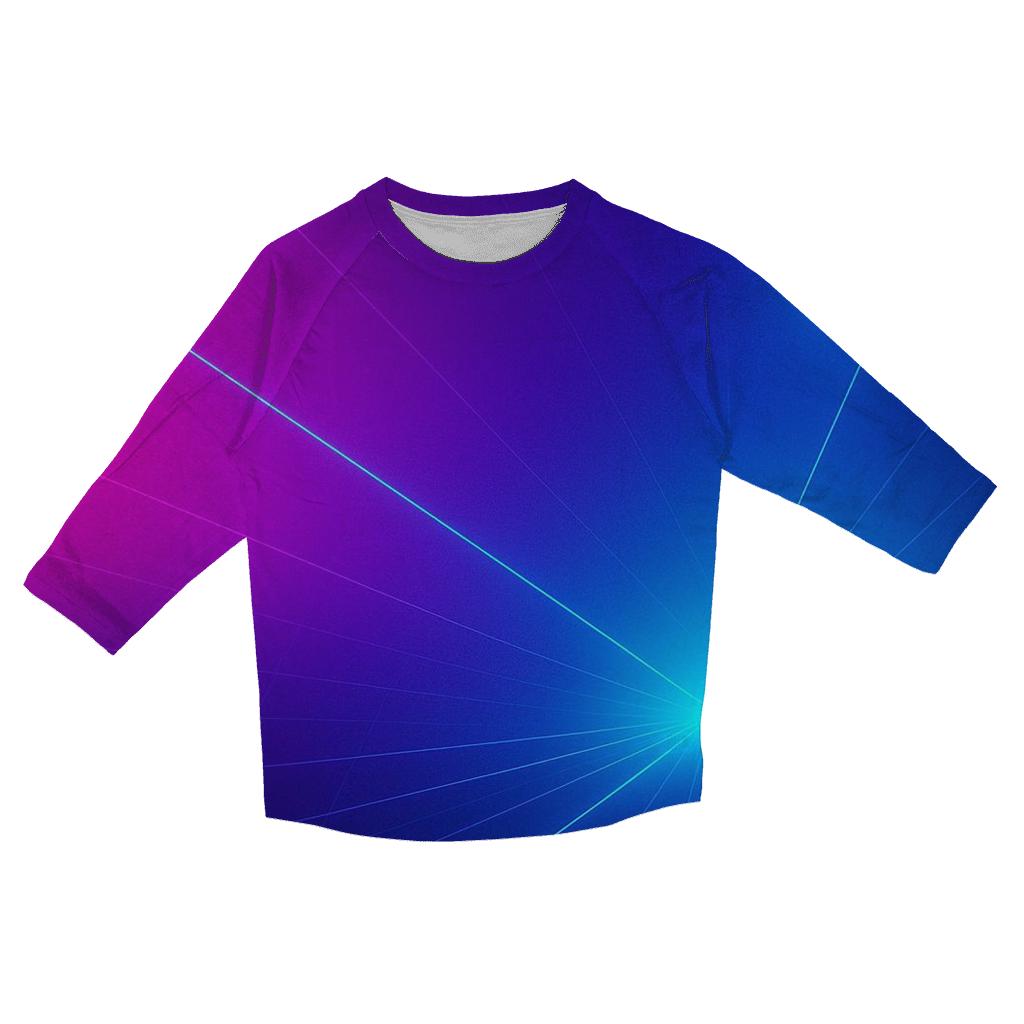 Neon Drift casual three quarter sleeve shirts