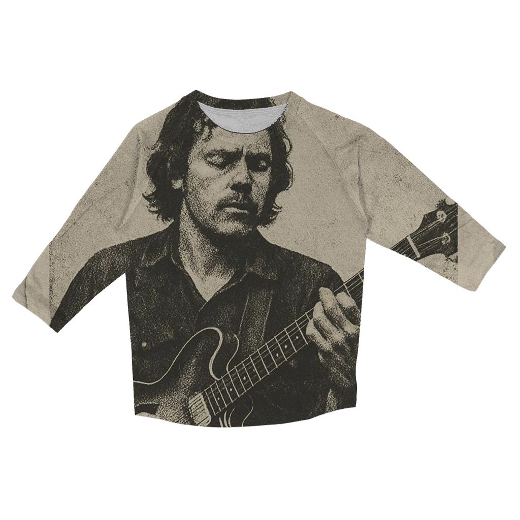 Aged Newspaper Concert Advert cotton quarter sleeve shirts