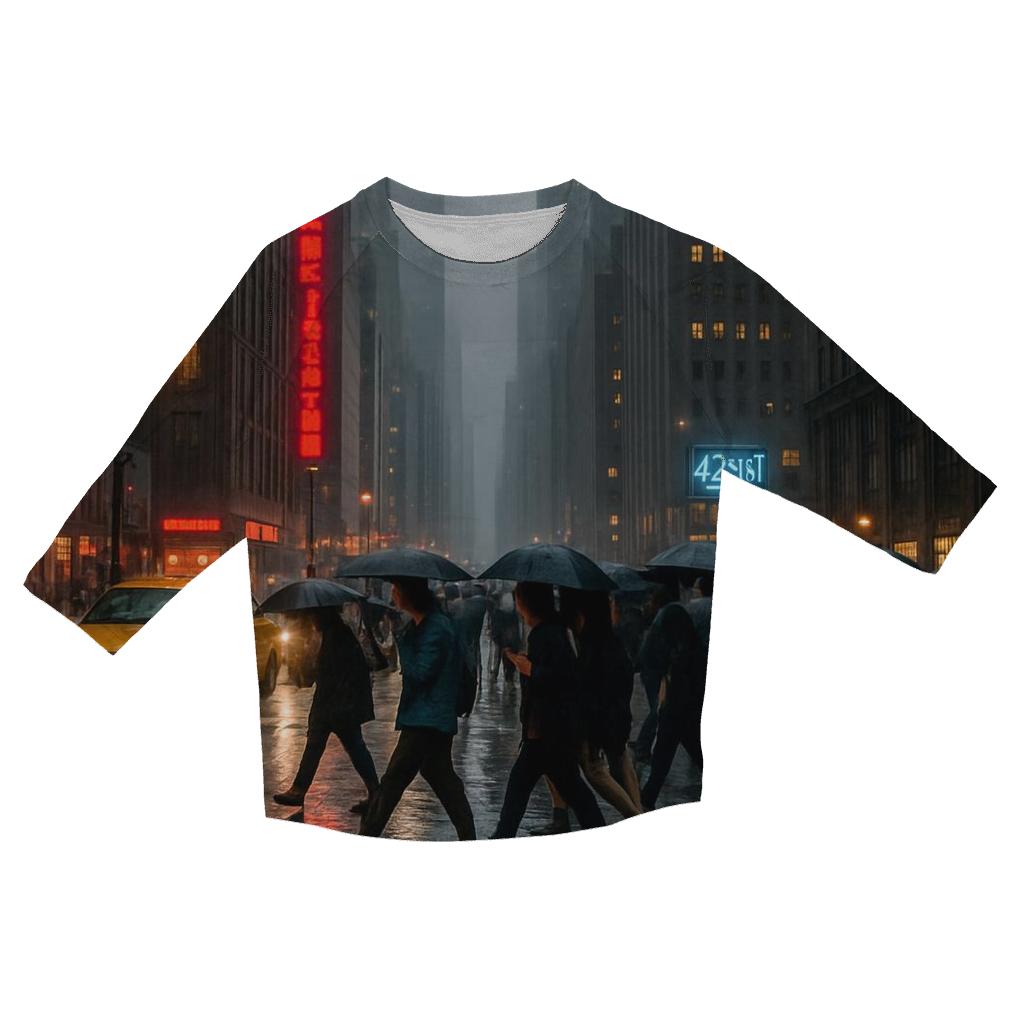 Concrete Canyon Rain Rush stylish quarter sleeve tops