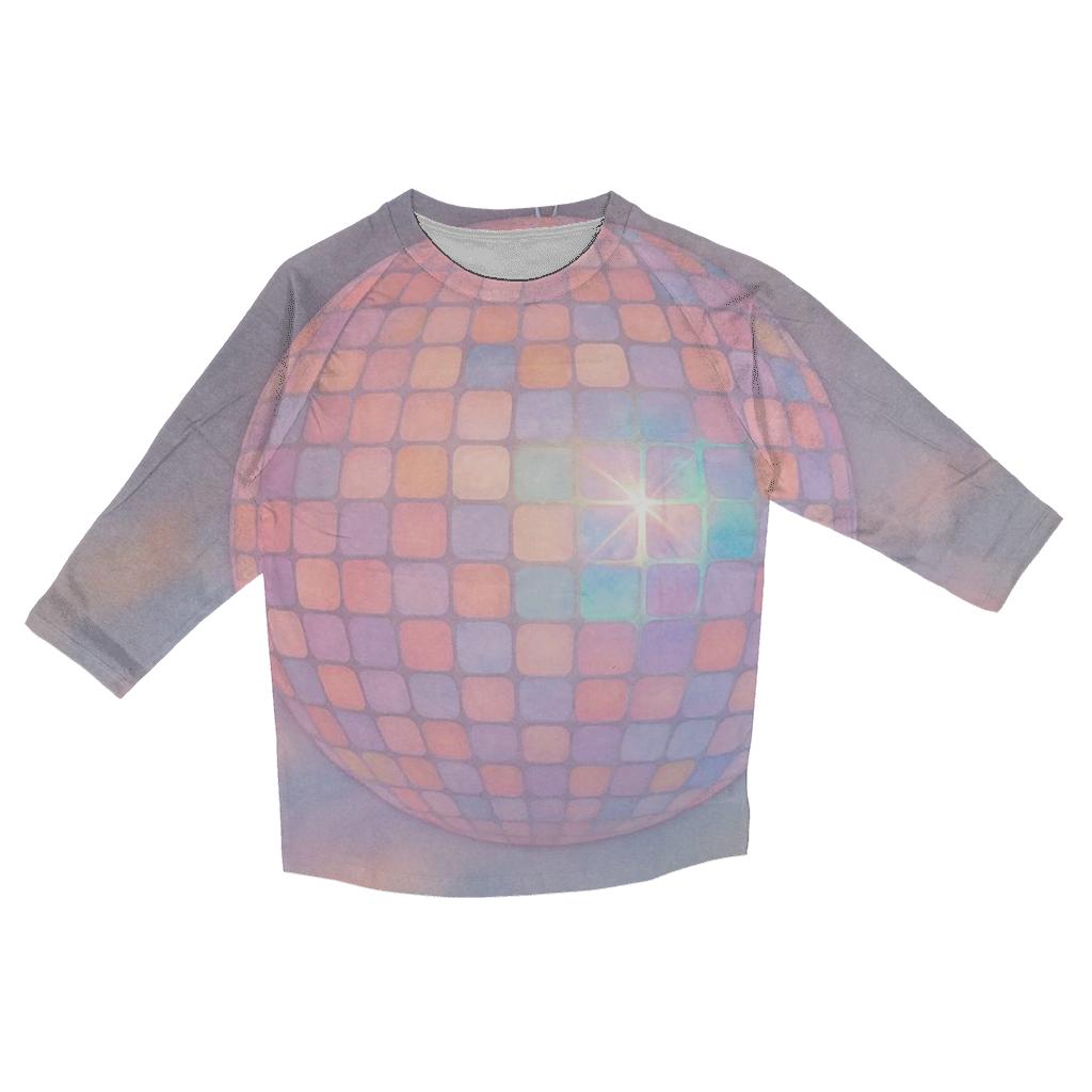 Disco Dot Orbit cotton quarter sleeve shirts