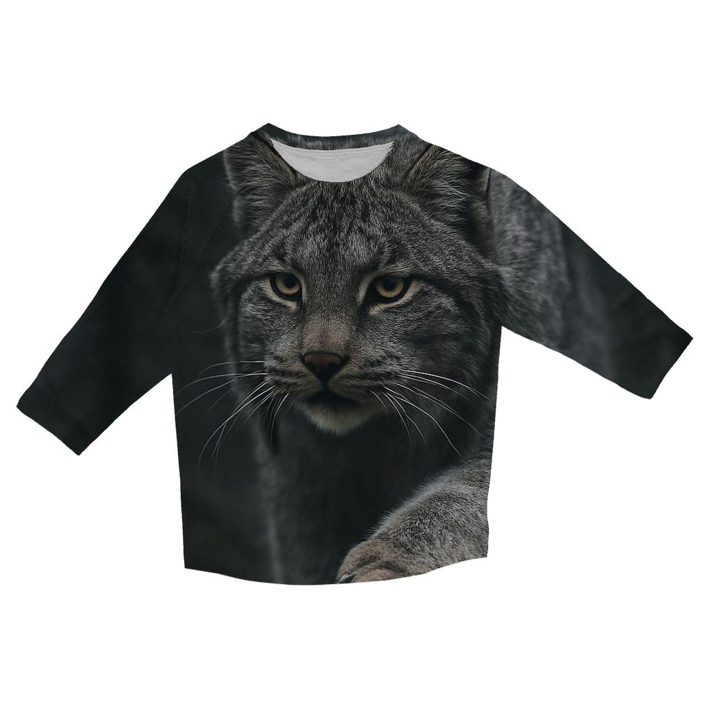 Boreal Lynx Ambush printed three quarter sleeve shirts