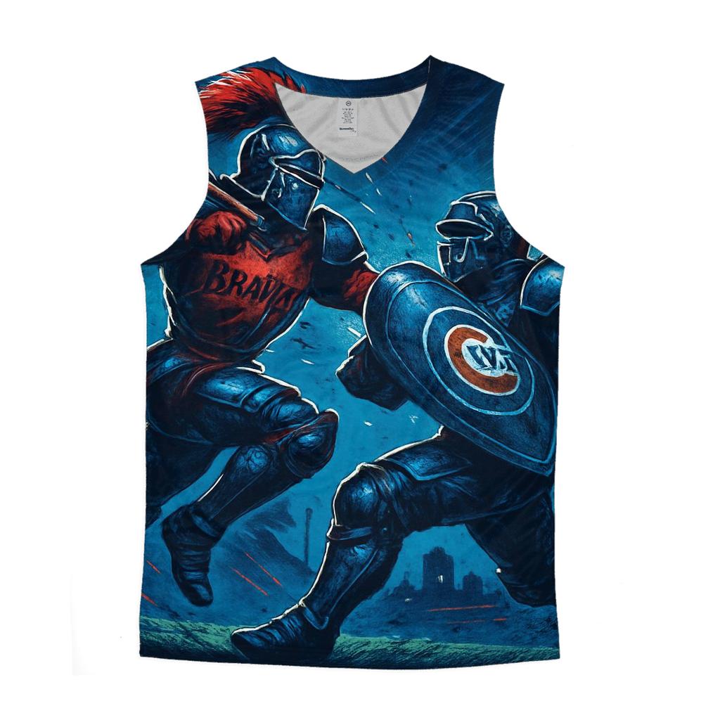 Midnight Diamond Duel cotton sleeveless tops