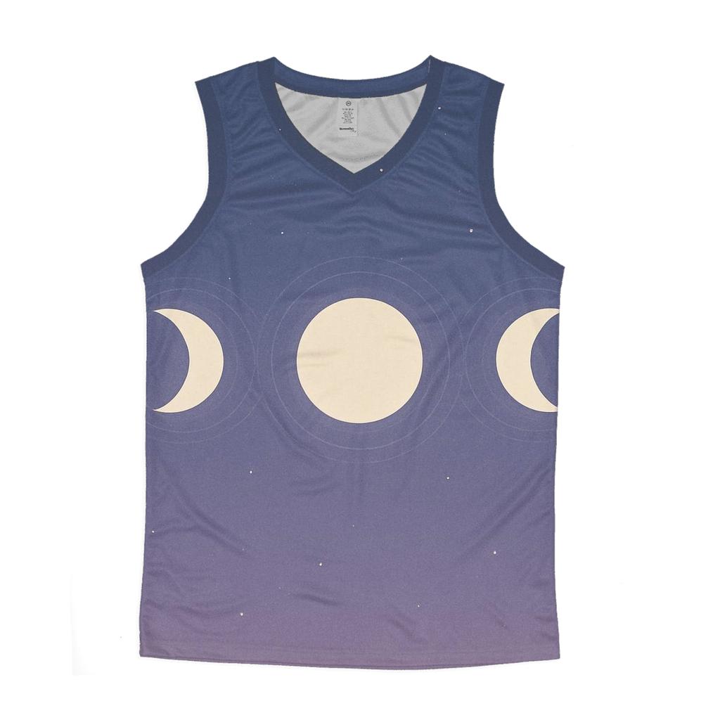Moon Phase Harmony casual summer tank tops