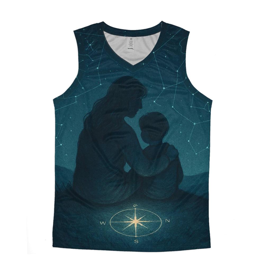 The Heart Compass sports performance tank tops