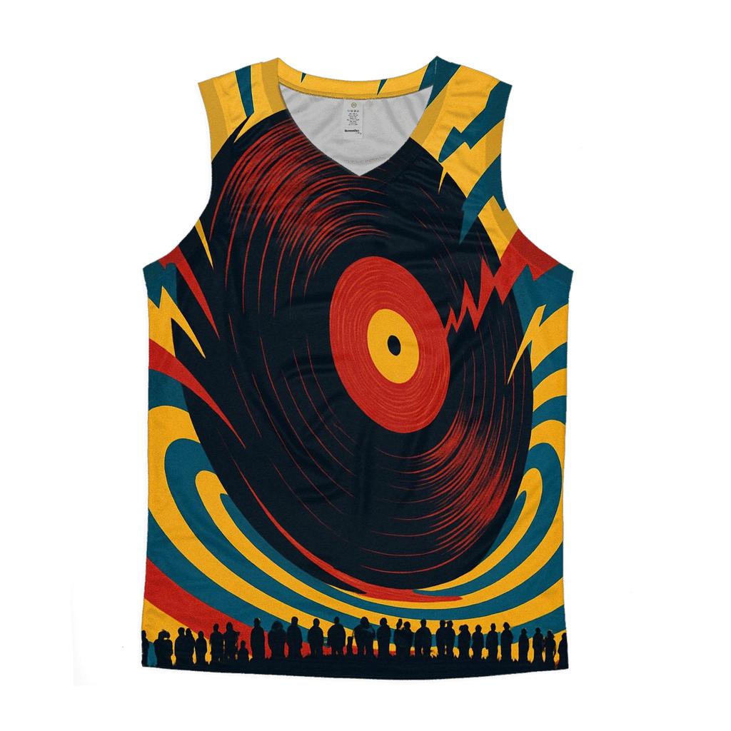 Vinyl Wave Monument designer workout tanks
