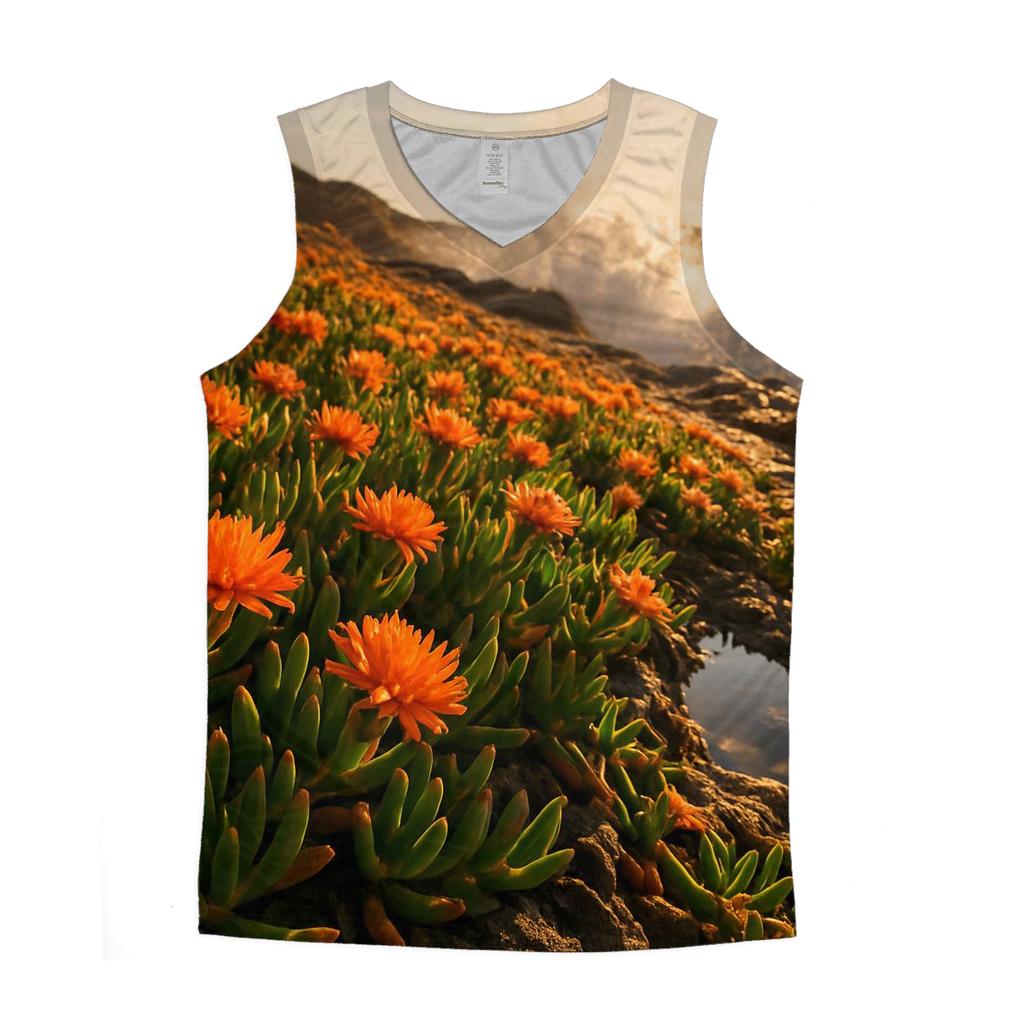 Coastal Iceplant Salt Spray designer workout tanks